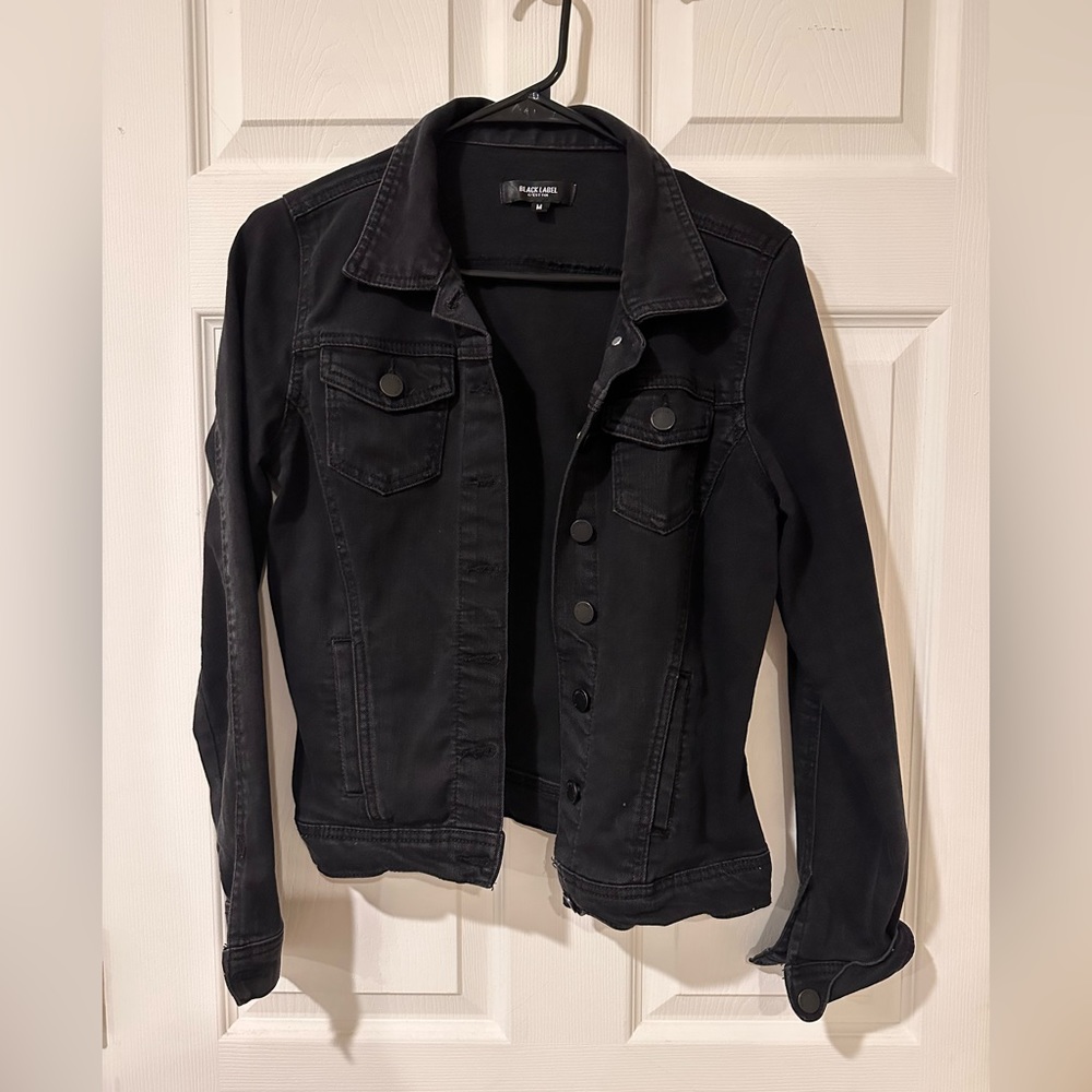 Classic denim jacket, black size M